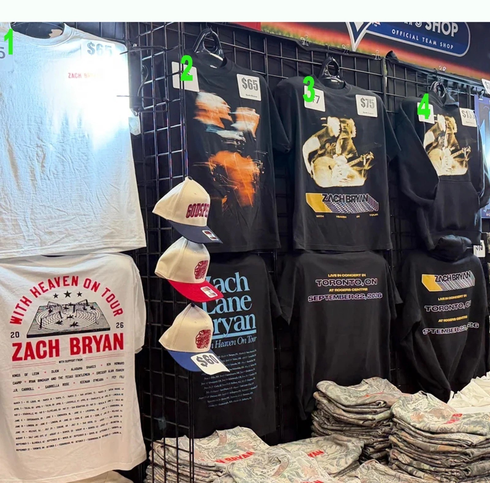 Zach Bryan September 22, 2026 Toronto, ON Tour T-Shirt Reprint