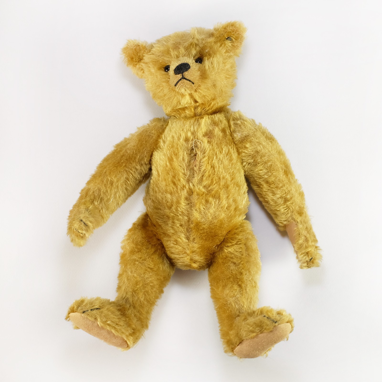 Antique 1910-1920 Early Steiff Golden Mohair Teddy Bear – 12.5\