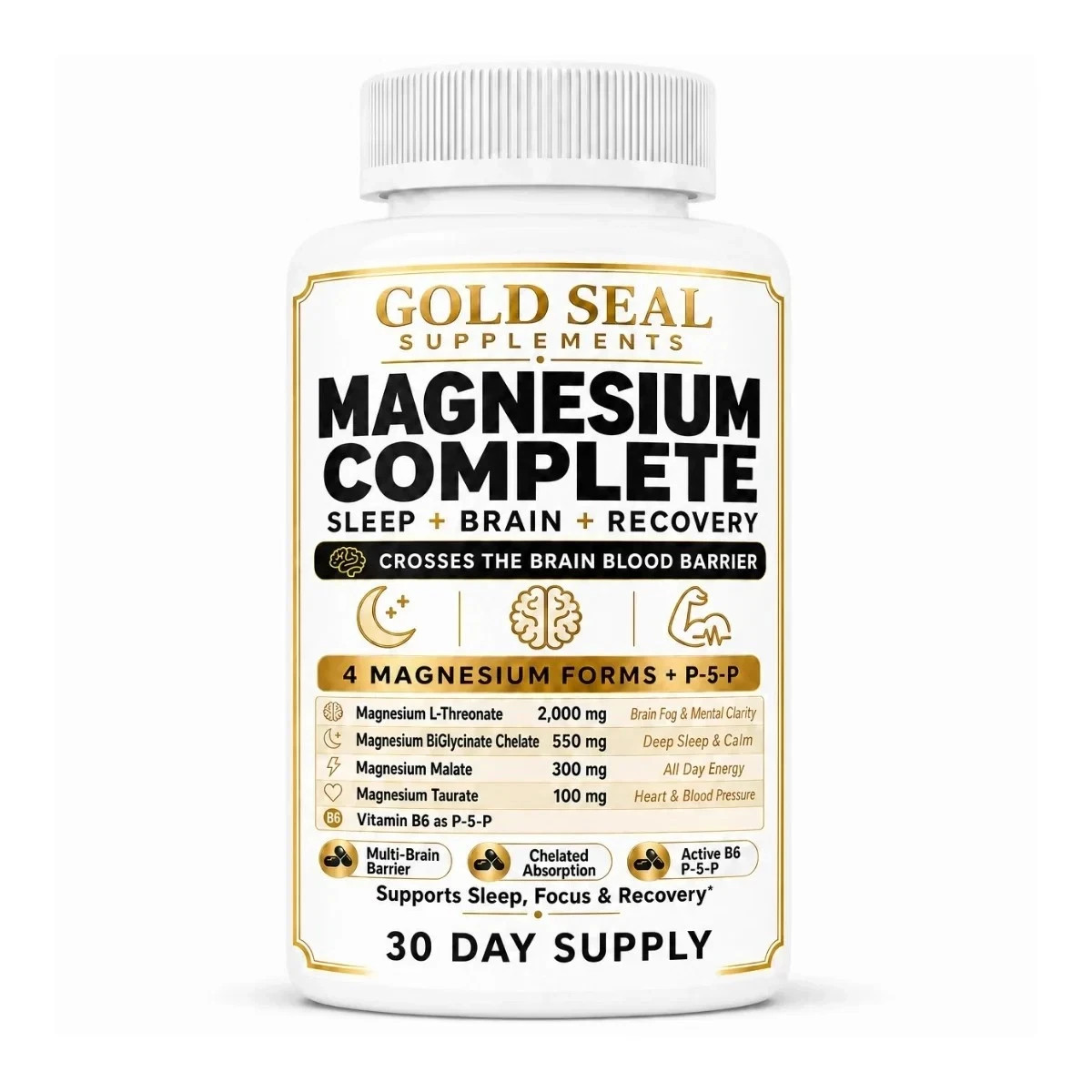 Magnesium Mineral Supplement Gold Seal Complete 120 Count Dietary Mineral. Magnesium Mineral Supplement Gold Seal Complete 120 Count Dietary Mineral.
