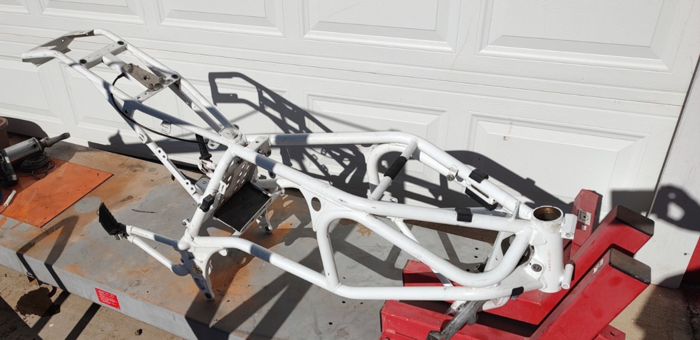1999 Buell S3 Thunderbolt Main Frame Chassis Straight, Very Good