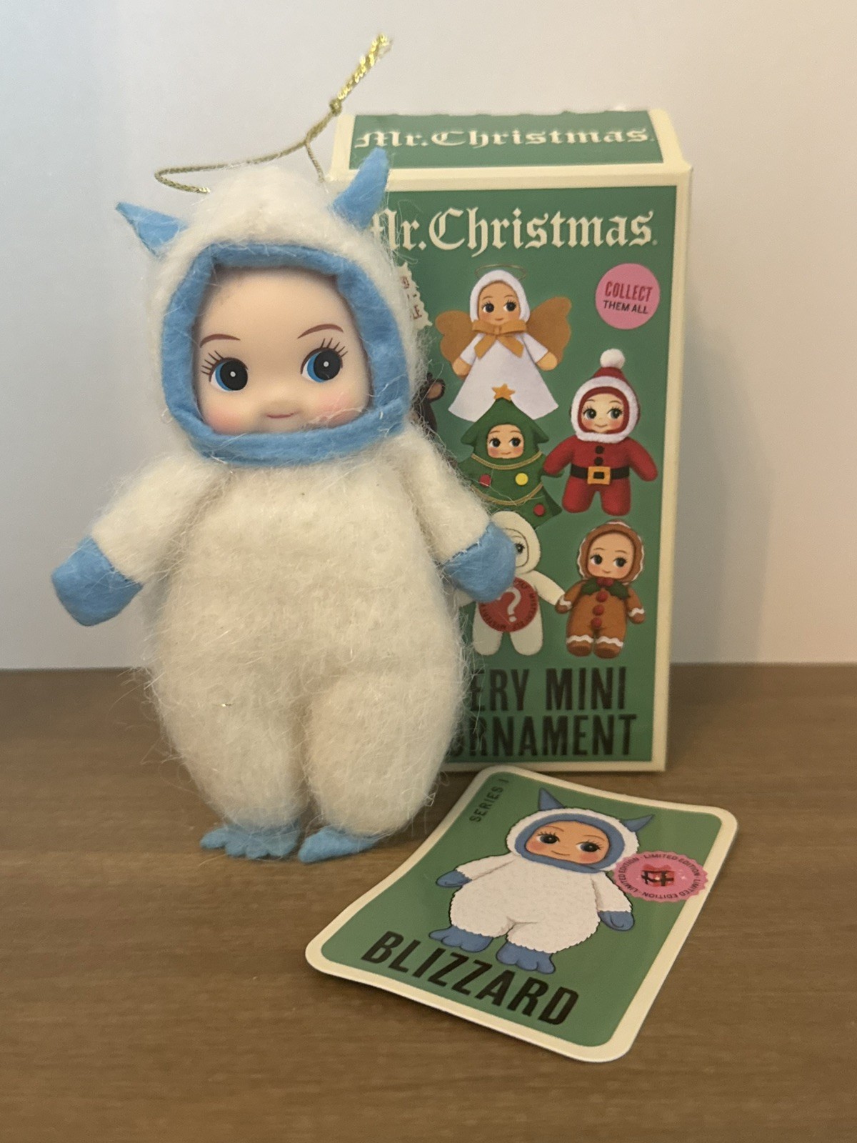 Mr. Christmas Mystery Mini Elf Ornament RARE BLIZZARD Series 1 NEW HTF Mr. Christmas Mystery Mini Elf Ornament RARE BLIZZARD Series 1 NEW HTF