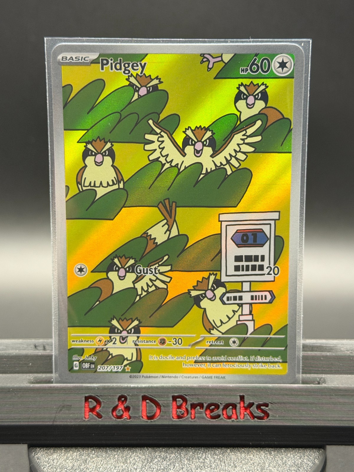 Pidgey 207/197 Obsidian Flames NM/M Pokemon Card Pidgey 207/197 Obsidian Flames NM/M Pokemon Card