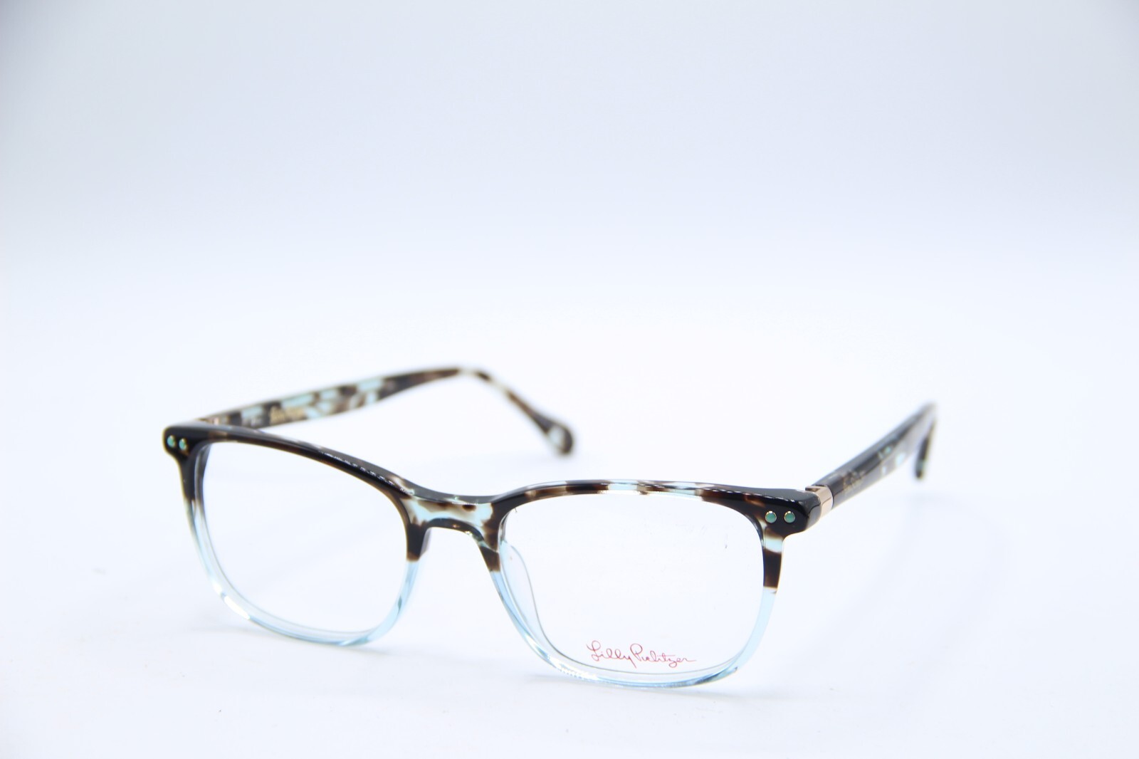 NEW LILLY PULITZER SE AUBRA HAVANA BLUE FADE AUTHENTIC FRAMES EYEGLASSES 51-18