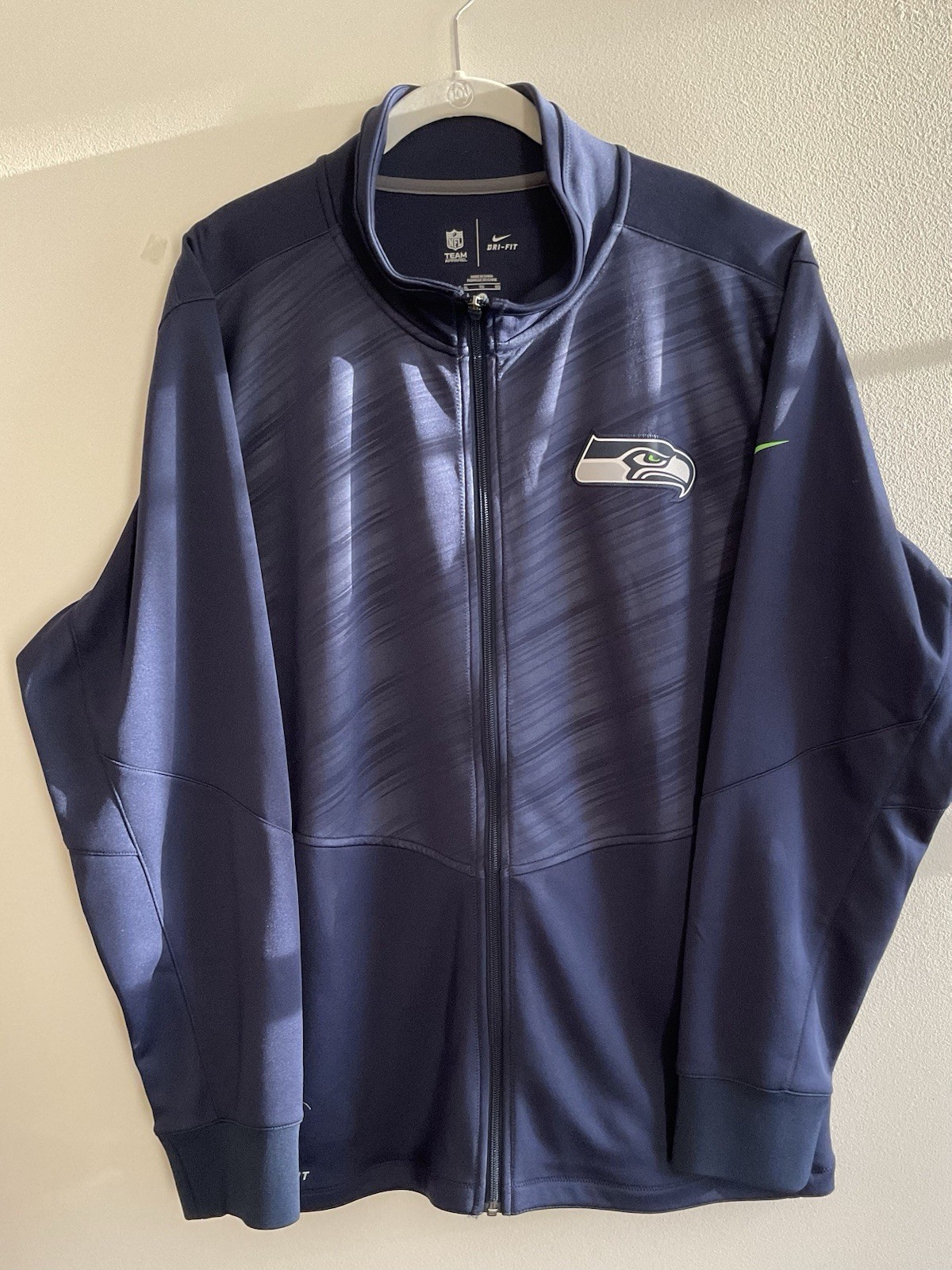 Nike NFL Seattle Seahawks Men\'s XL Jacket Blue Full Zip Nike NFL Seattle Seahawks Men\'s XL Jacket Blue Full Zip