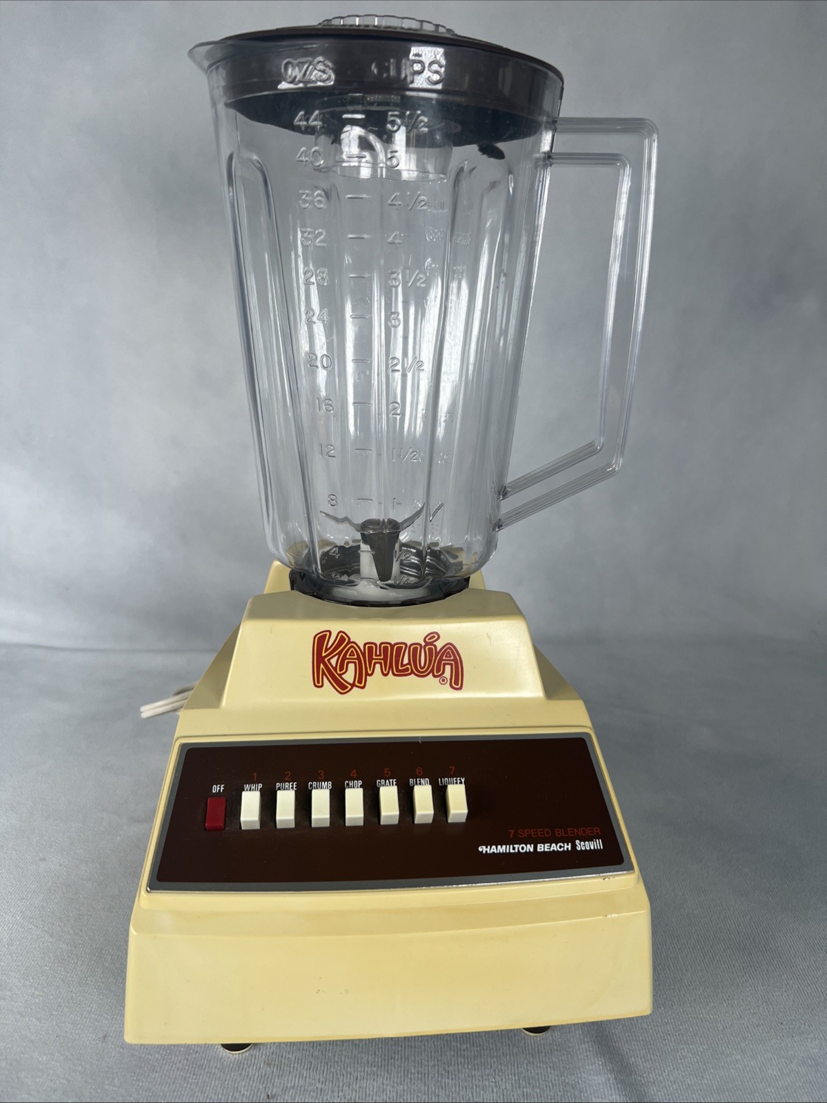 Vintage Kahlua Hamilton Beach Scovill 7 Speed Blender Tested Barware Tiki Dude