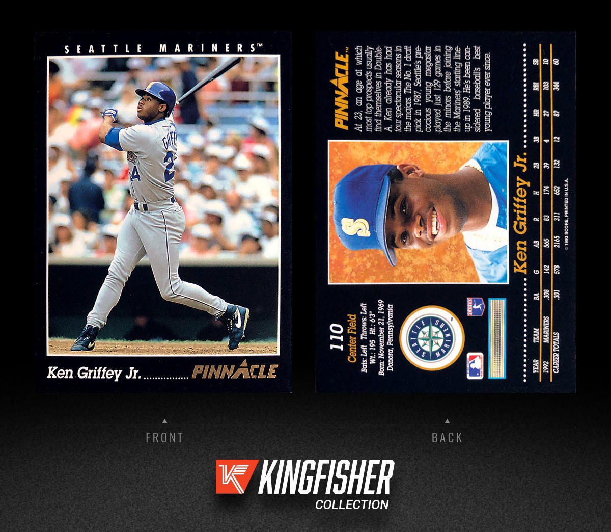 1993 Pinnacle Ken Griffey Jr. #110 Seattle Mariners