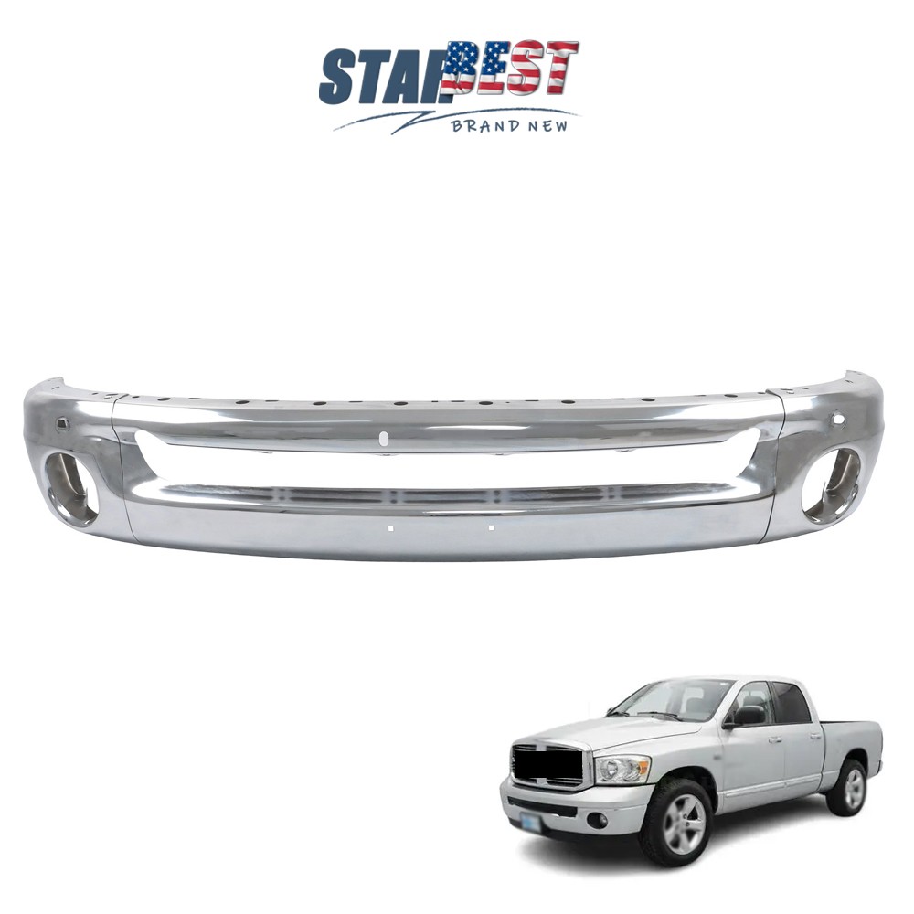 Front Bumper Split For Ram 1500 2002-2008 For Ram 2500 3500 2003-2009 CH1002383