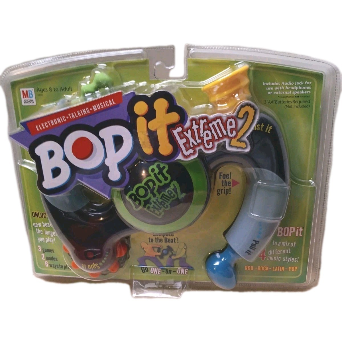 Hasbro Bop It Extreme 2 Brand New Sealed New Old Stock Handheld Game 2002