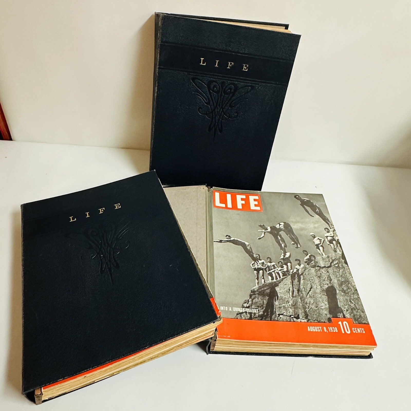 LIFE Magazine Full Complete Year 1938 in 3 Binders LIFE Magazine Full Complete Year 1938 in 3 Binders
