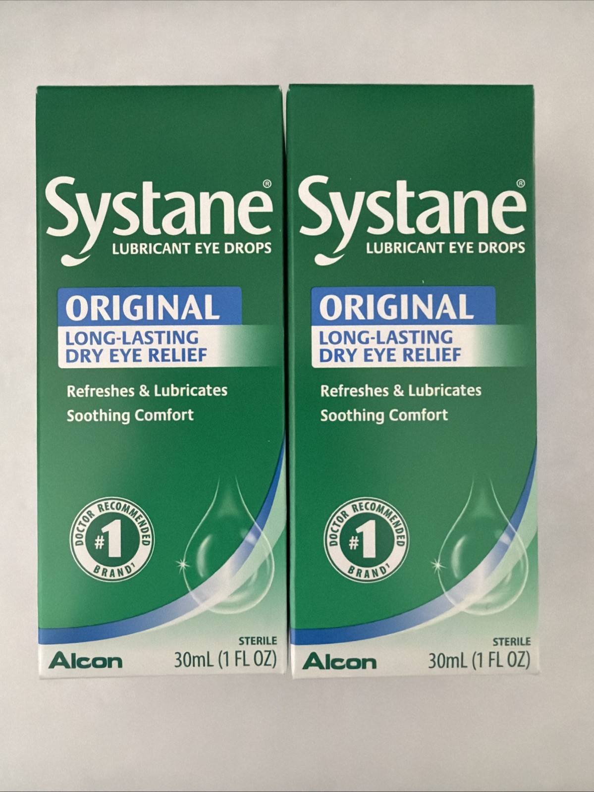 Systane Original Lubricant Eye Drops (2) Pack Exp. 2028+ Brand NEW SEALED Systane Original Lubricant Eye Drops (2) Pack Exp. 2028+ Brand NEW SEALED