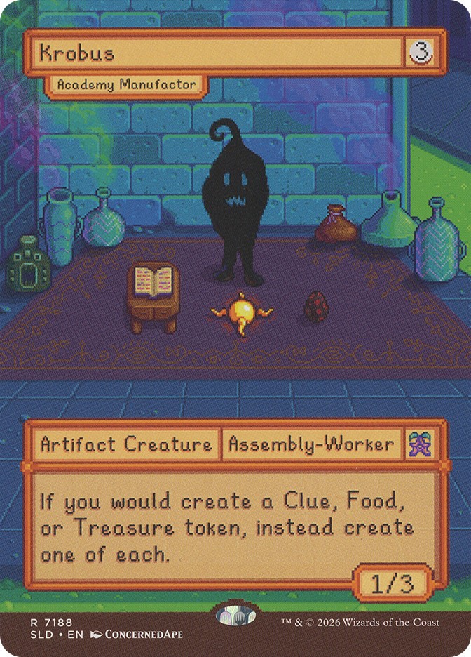MTG  Academy Manufactor (Krobus) (Stardew Valley) Borderless - Secret Lair Drop