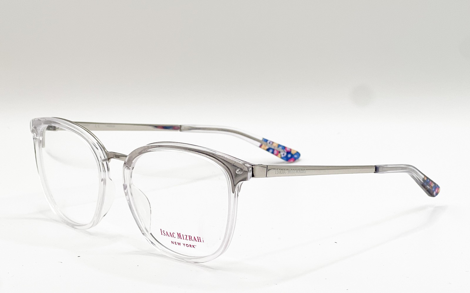 Isaac Mizrahi IM30051 SI Silver Square Authentic Eyeglass Frames 52-17-140