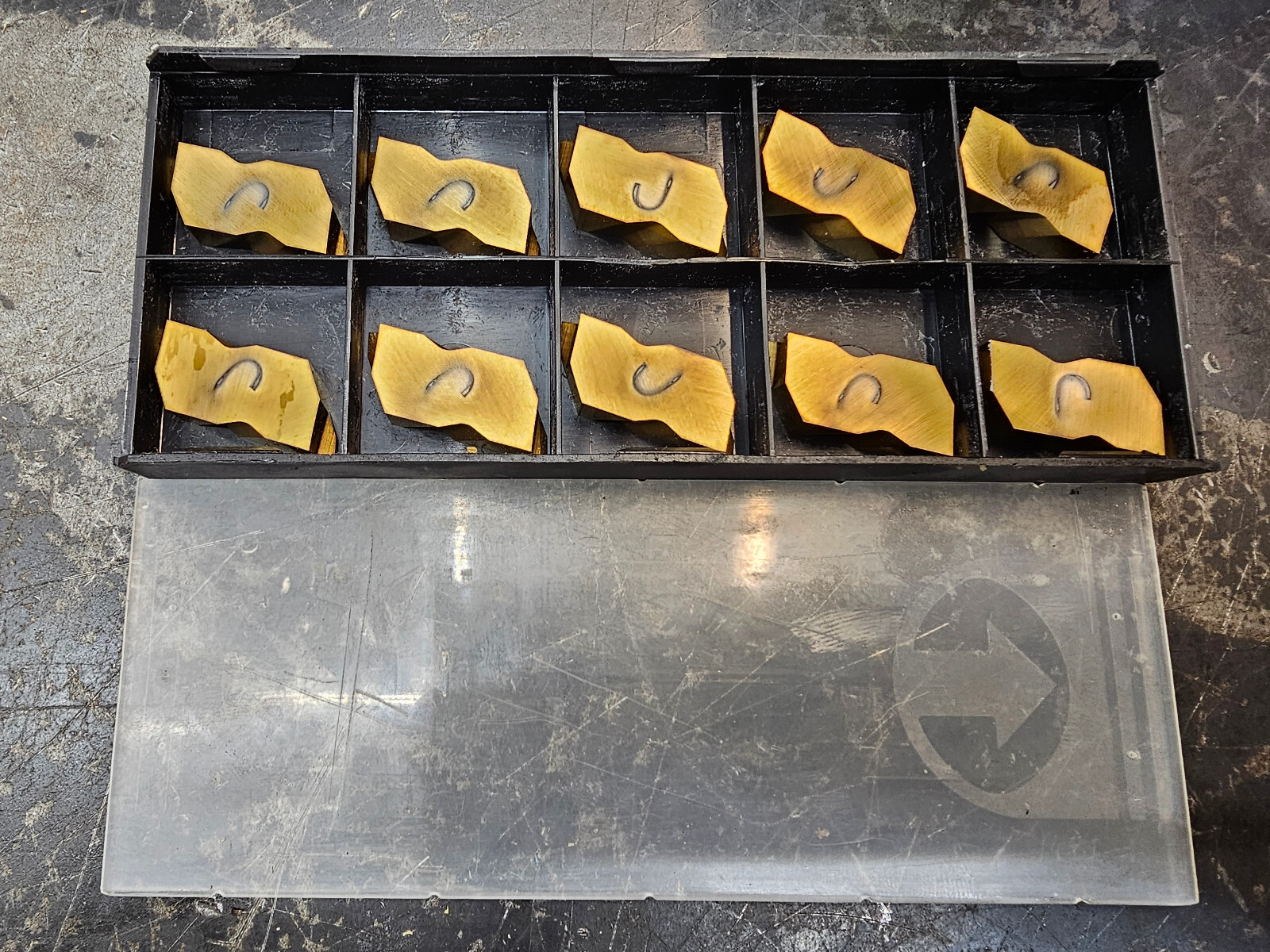 Qty 10 Horizon HTF 4L HTF4L 40612 323FG Grade Carbide Inserts Qty 10 Horizon HTF 4L HTF4L 40612 323FG Grade Carbide Inserts