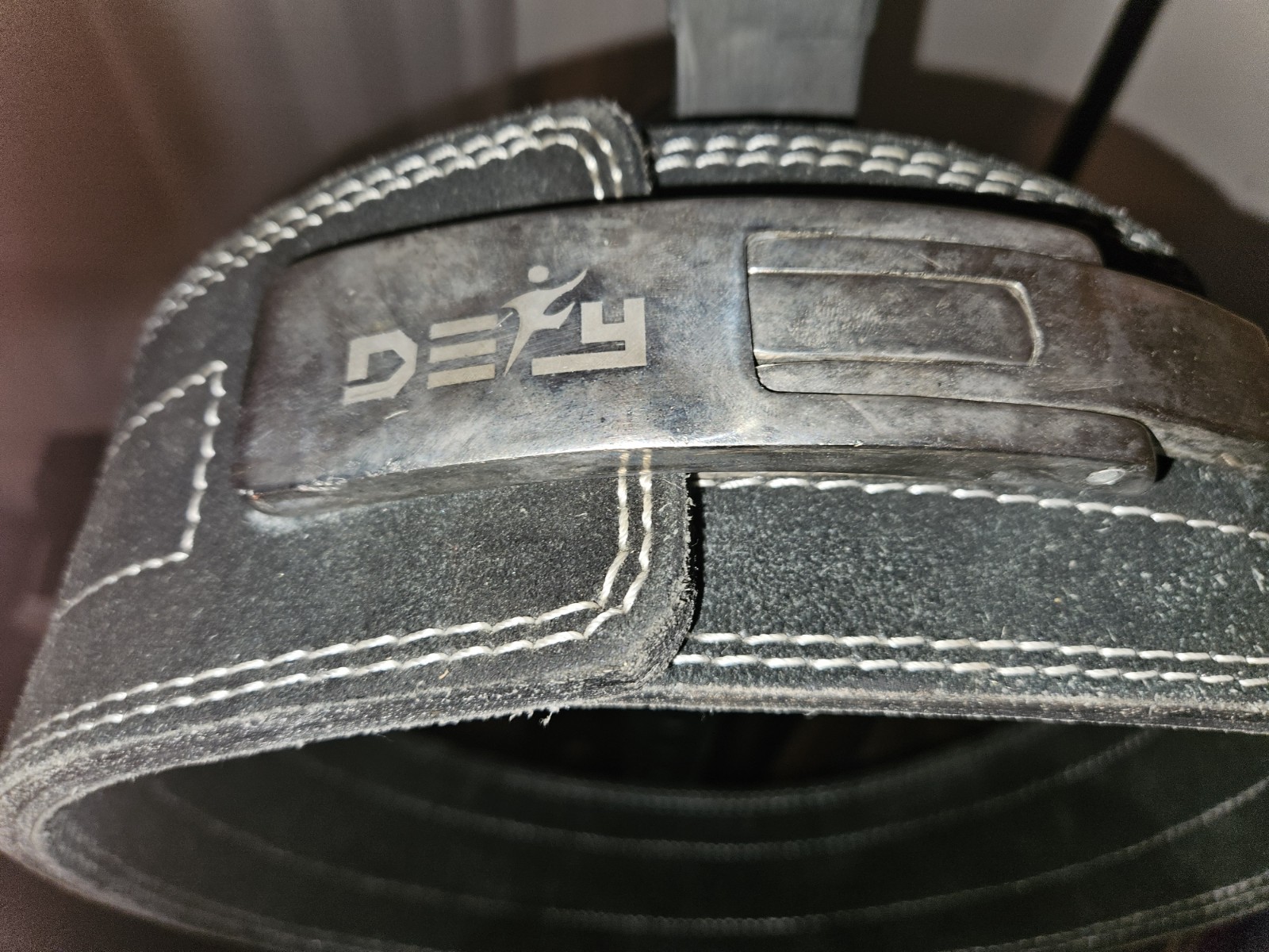 DEFY 10mm XL Weight Power Lifting Leather Lever Belt Black. Set New PRs Today DEFY 10mm XL Weight Power Lifting Leather Lever Belt Black. Set New PRs Today