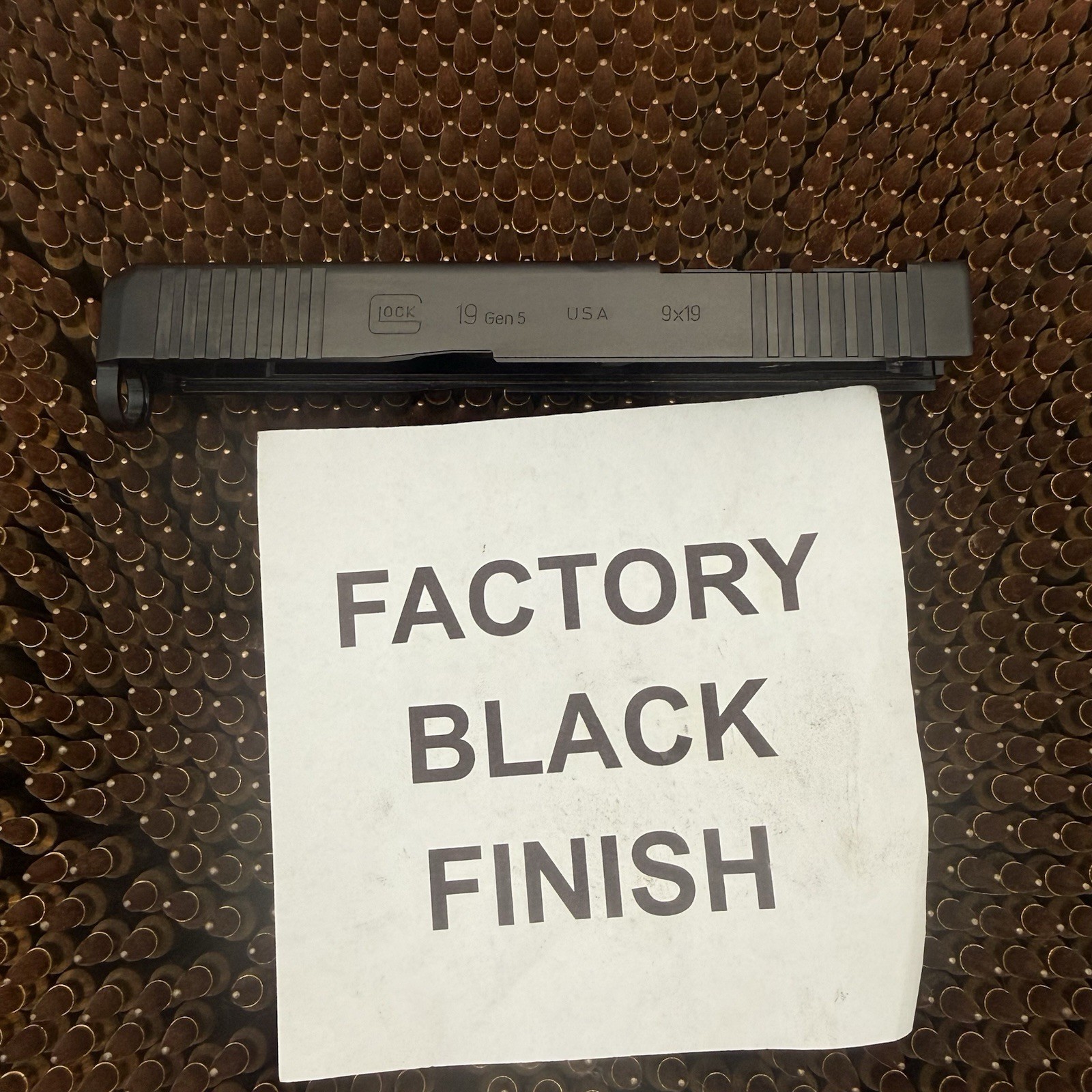Glock 19 Gen 5 Factory Milled For Aimpoint ACRO OEM Original Black nDLC Fits 19X