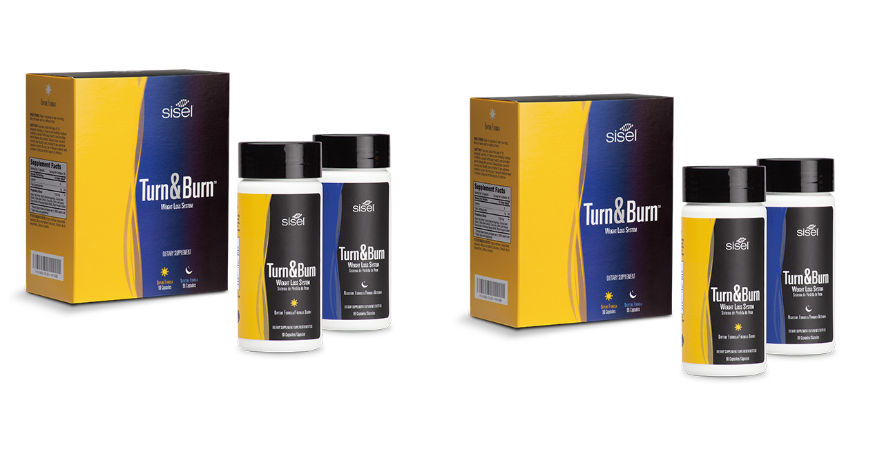 NEW 2X Sisel Turn&Burn™ Weight Loss System exp 2028 NEW 2X Sisel Turn&Burn™ Weight Loss System exp 2028