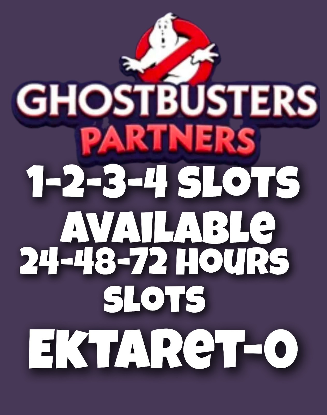 GHOSTBUSTERS Partner event slot:-Mono_poly_Go partner event Slots