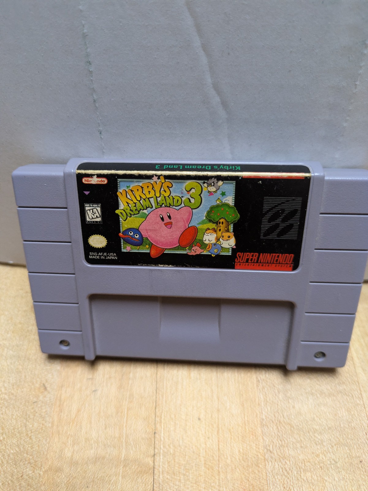 Kirby\'s Dream Land 3 (Super Nintendo SNES, 1998) Authentic, Okay condition Kirby\'s Dream Land 3 (Super Nintendo SNES, 1998) Authentic, Okay condition