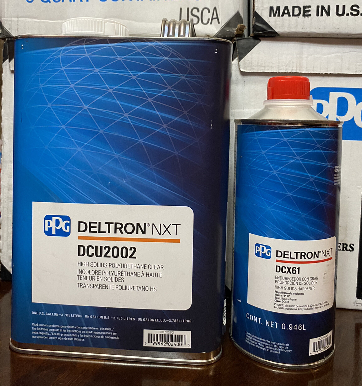 Genuine Ppg High Solids Clearcoat Deltron DCU2002 Gallon, DCX61 Qt Genuine Ppg High Solids Clearcoat Deltron DCU2002 Gallon, DCX61 Qt