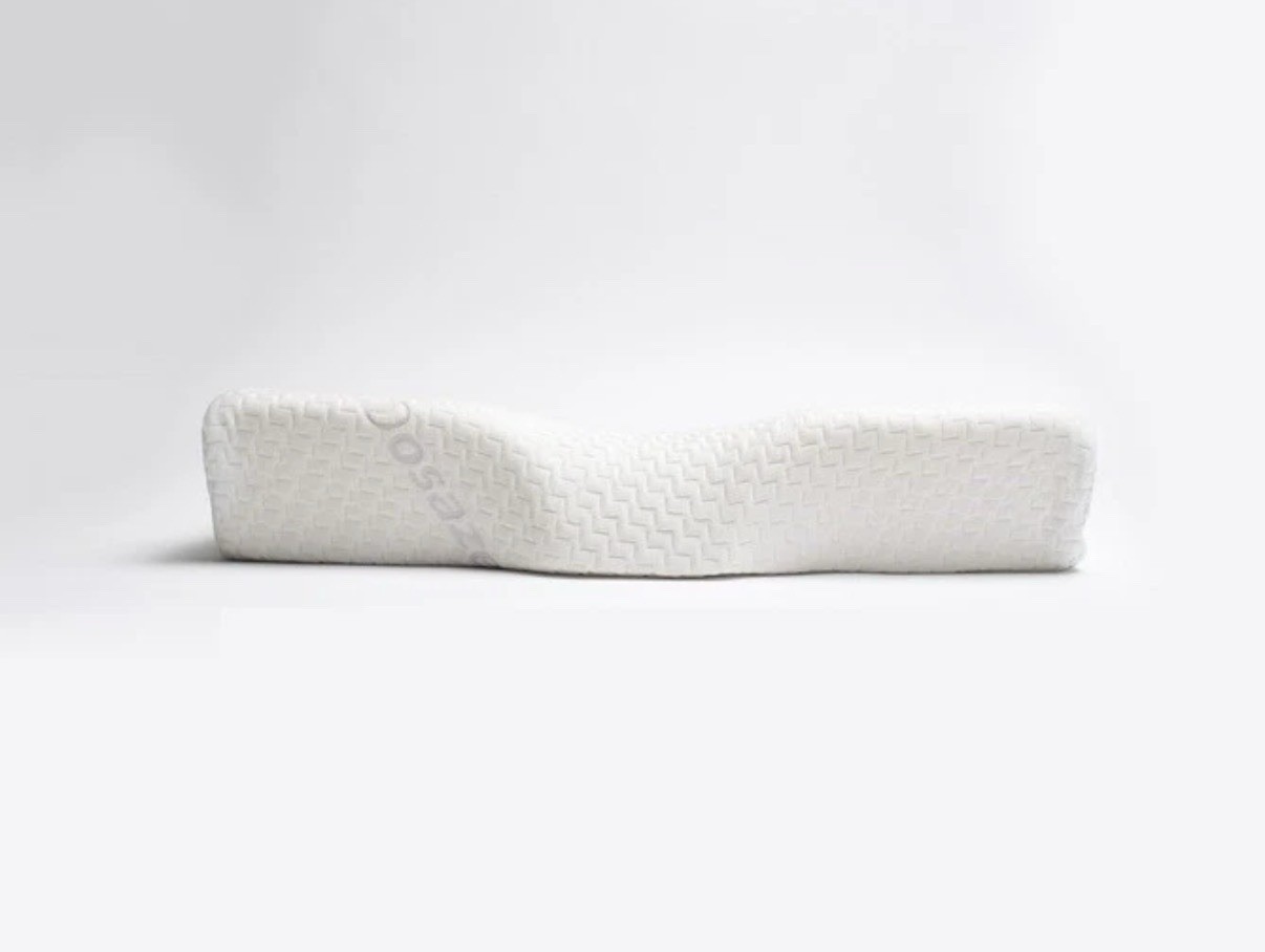 Dosaze Contoured Orthopedic Pillow DCOP King White Memory Foam Neck Support