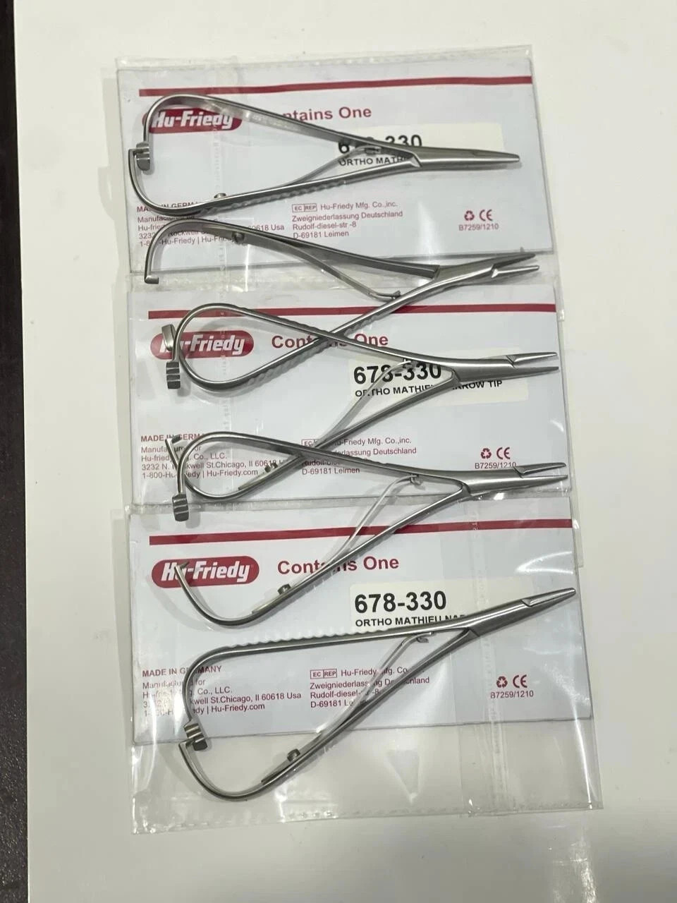 5 Pcs HU FRIEDY Mathieu Narrow Tip Orthodontic Plier | 678-330 5 Pcs HU FRIEDY Mathieu Narrow Tip Orthodontic Plier | 678-330