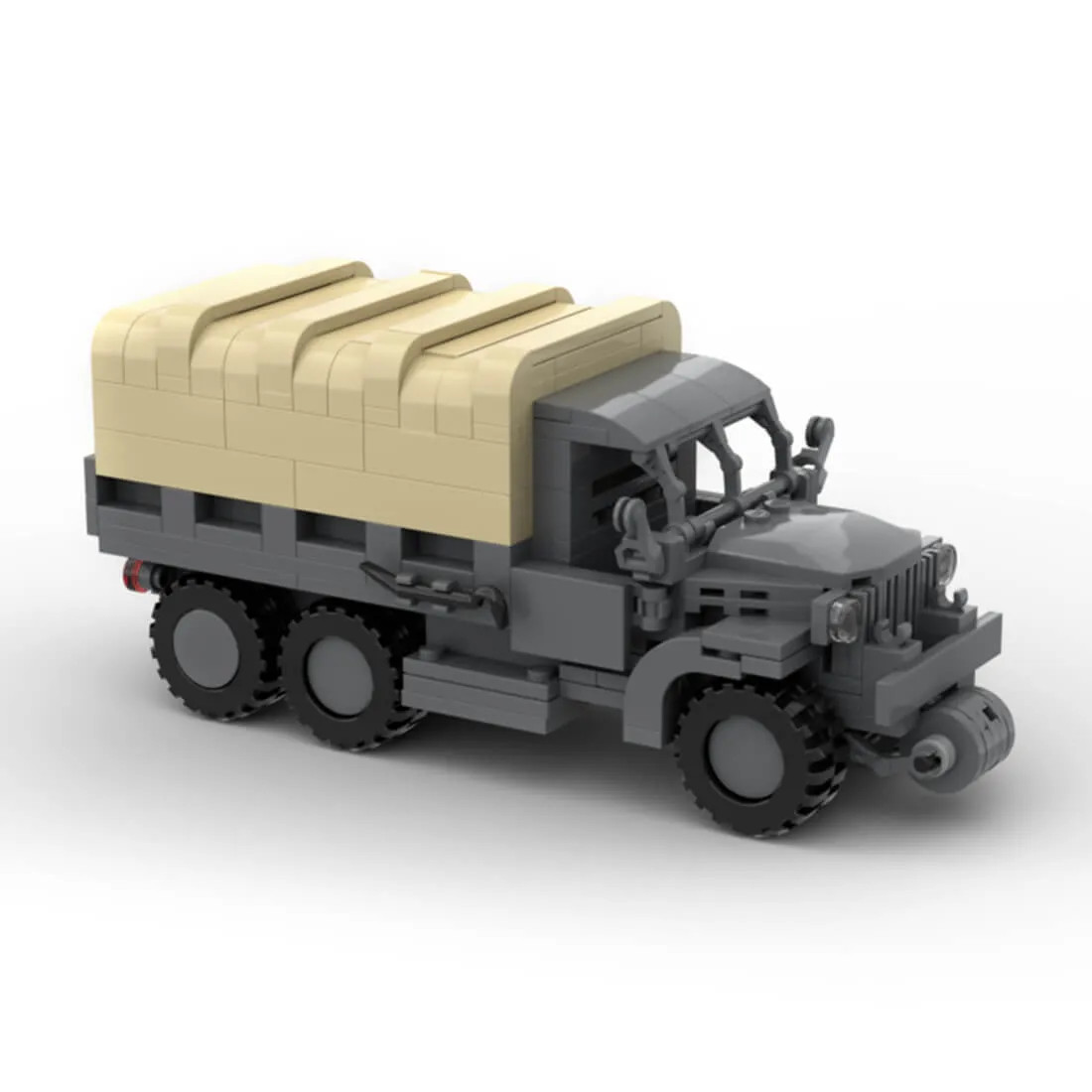 ZITIANYOUBUILD Military Truck Model 292 Bricks Building Toys Set MOC Build Gift