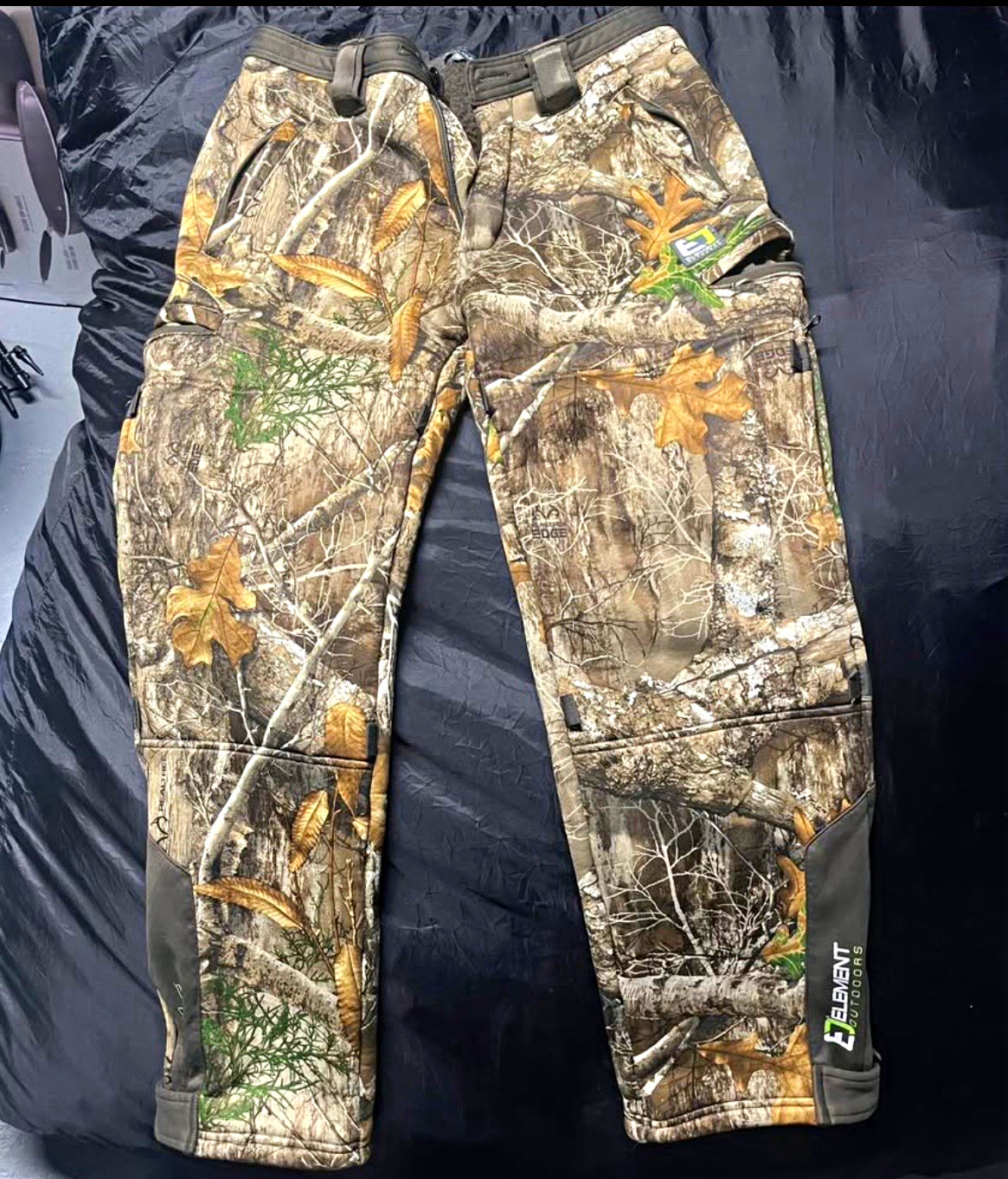 Element axis Series Men\'s Camo Fleece Jacket & Pants Set Water Resistant Element axis Series Men\'s Camo Fleece Jacket & Pants Set Water Resistant