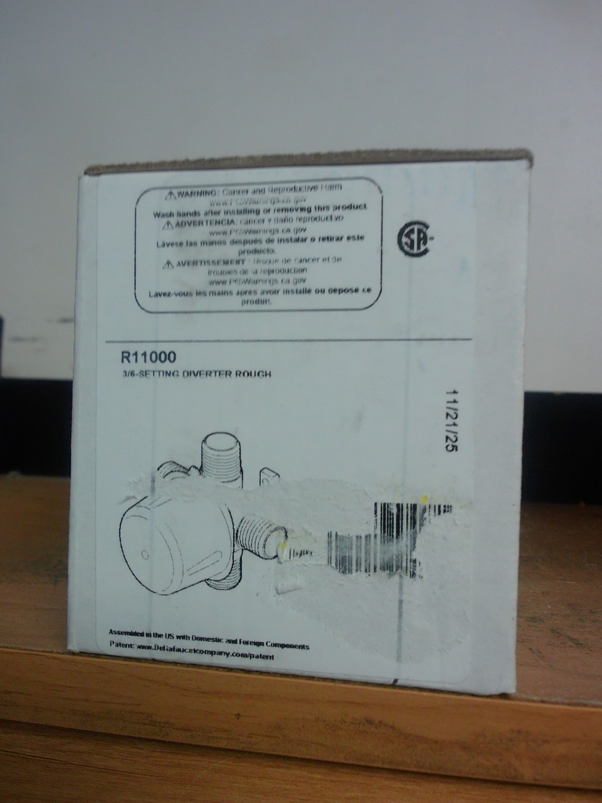 NEW Delta R11000 multichoice universal rough in valve 3/6 diverter setting NEW Delta R11000 multichoice universal rough in valve 3/6 diverter setting