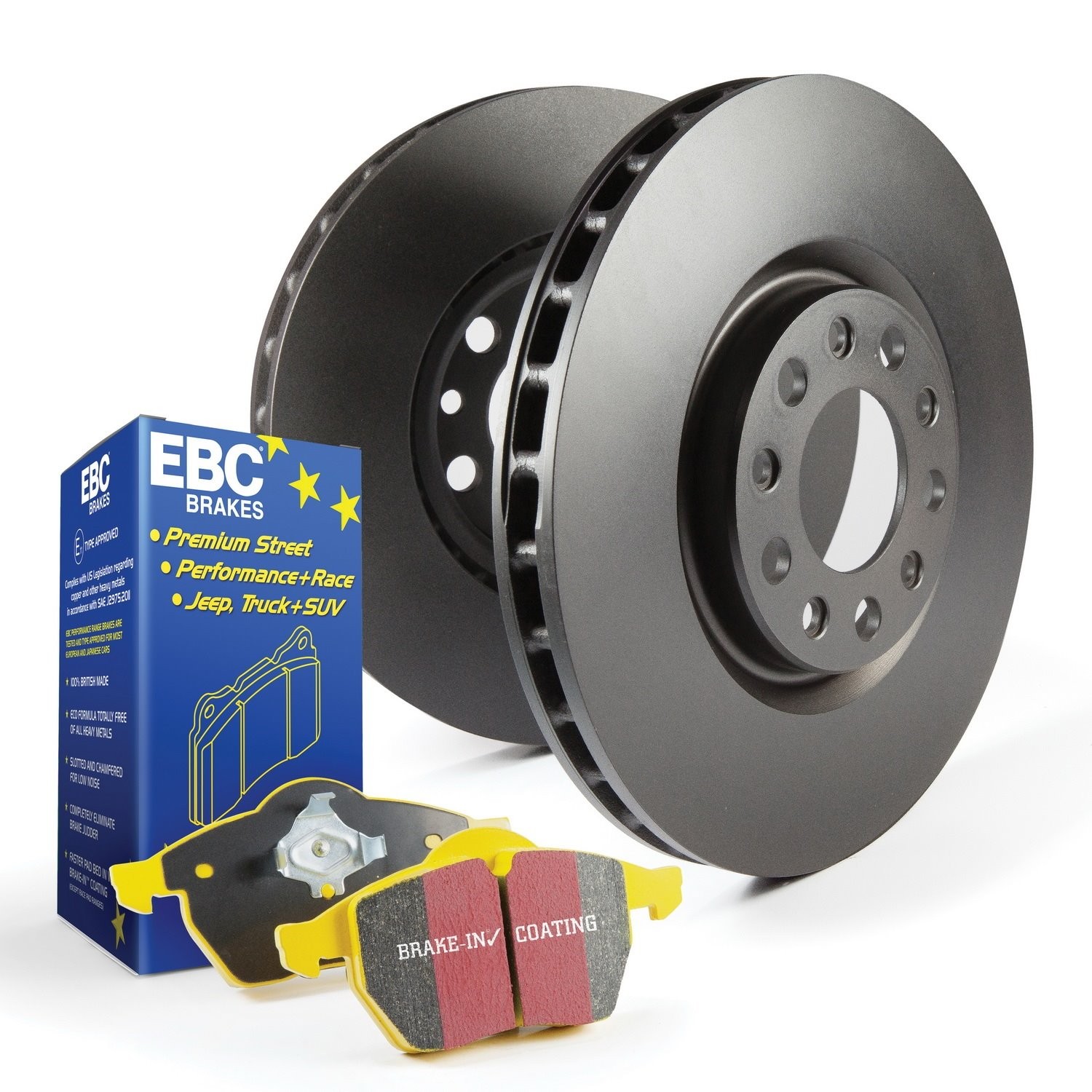 EBC Brakes Stage-13 Brake Rotor and Pad Kit