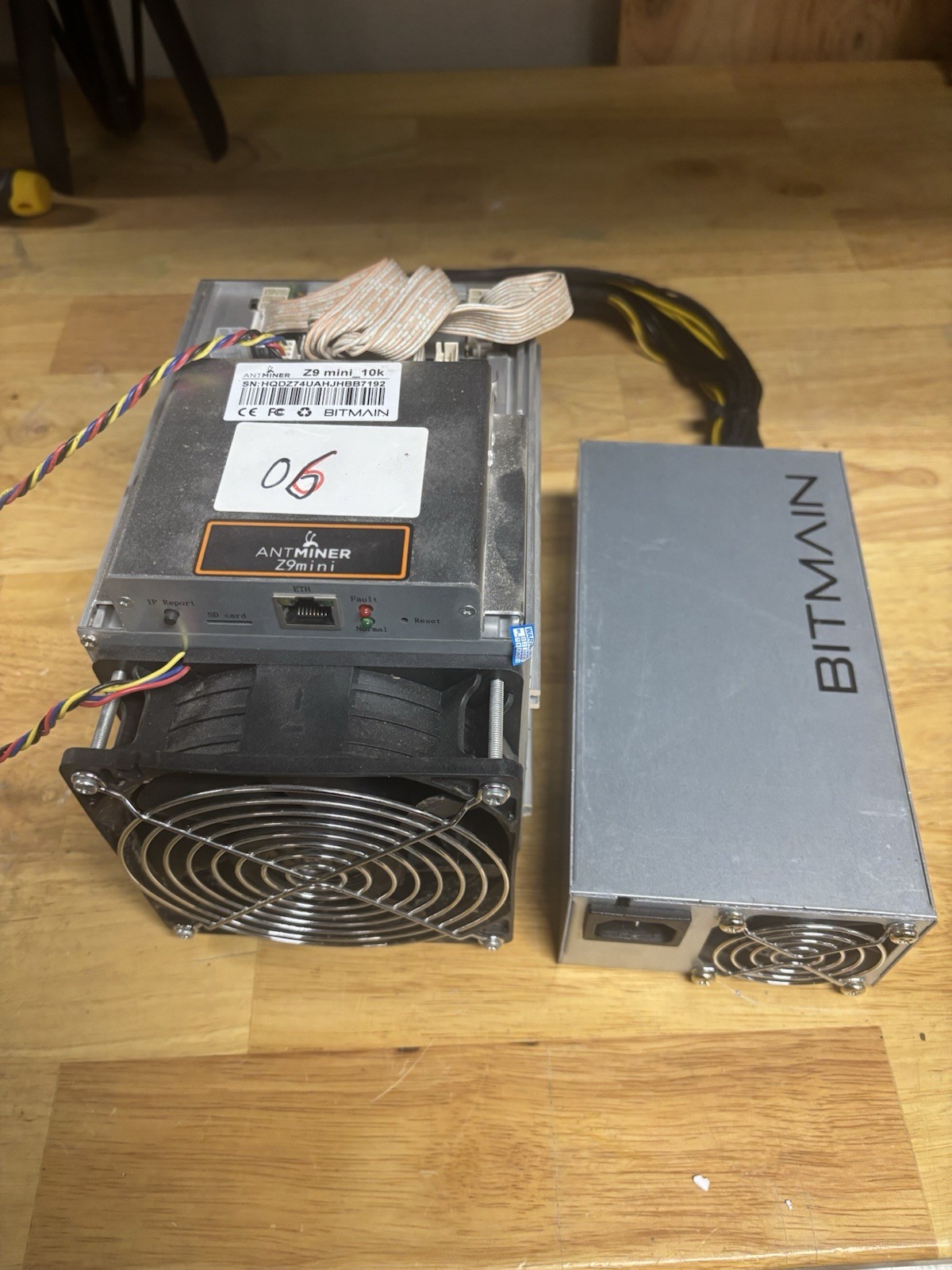 Antminer Z9 Mini 13.5 KH/s Overclocked + APW3 PSU | Zcash ZEC Solo Miner 🚀🚀