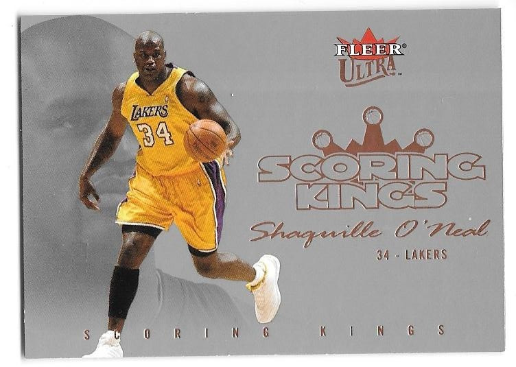 SHAQUILLE O\'NEAL 2004-05 FLEER ULTRA SCORING KINGS 10 LOS ANGELES LAKERS HOF MVP