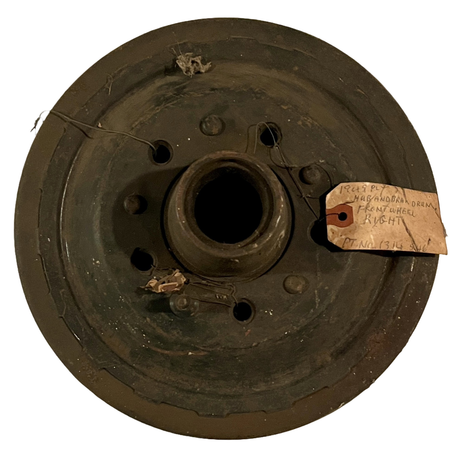 New Old Stock Front Brake Drum/Hub Assembly for 1949-50 Plymouth Models #1314546 New Old Stock Front Brake Drum/Hub Assembly for 1949-50 Plymouth Models #1314546