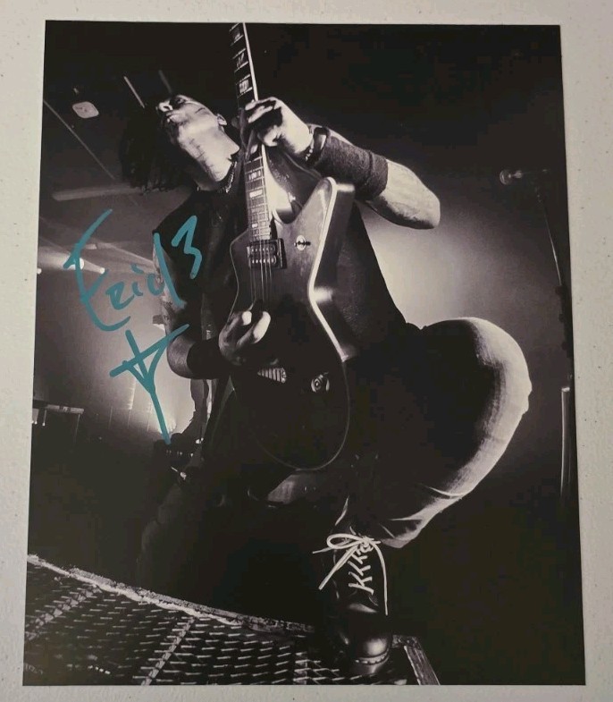 Combichrist Eric 13 Signed 8x10 Guitar 3