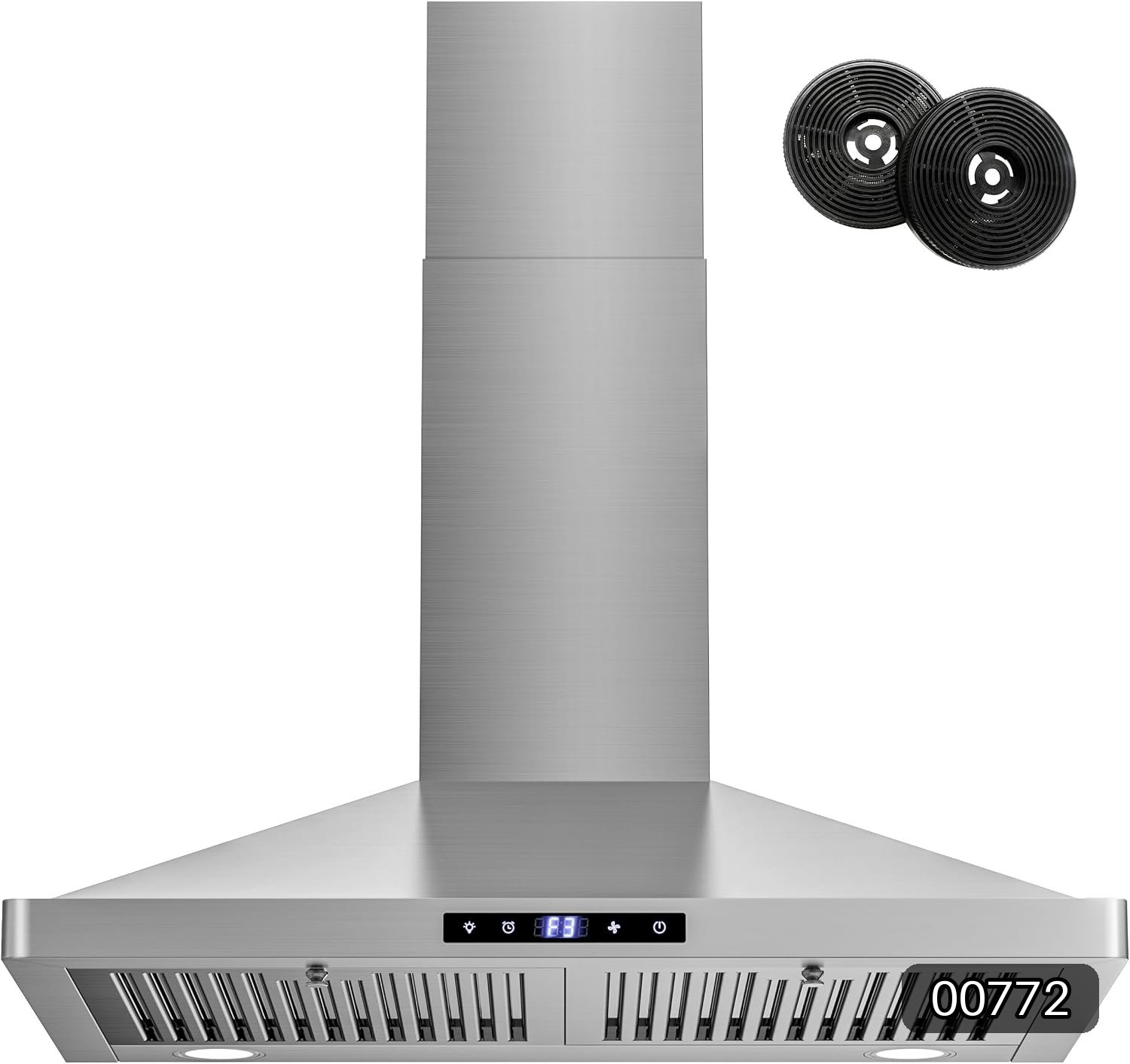 30 in Wall Mount Range Hood FIREGAS 25Y75CC 450 CFM #R011