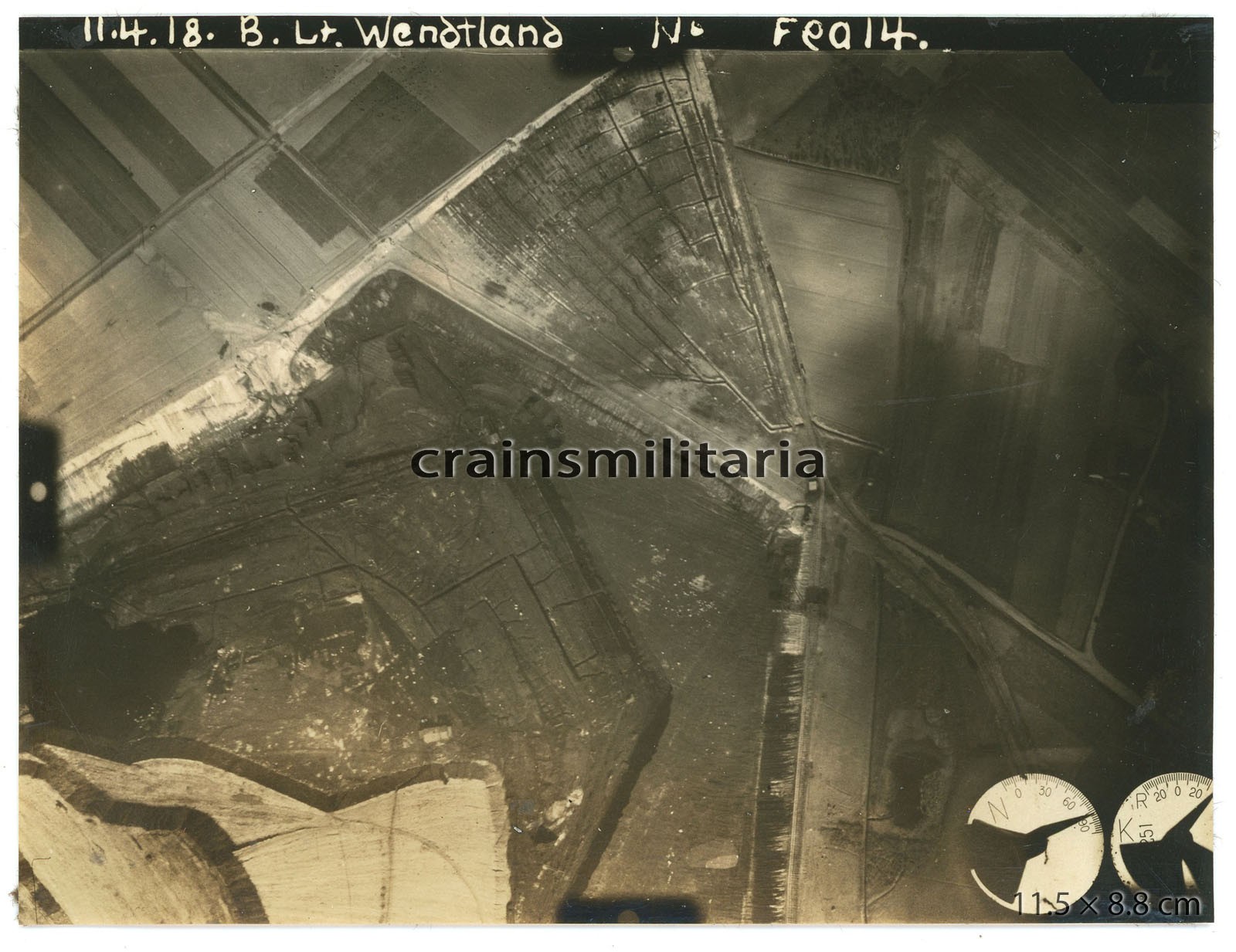 Genuine Photo aerial view pit Hermione-Henriette in Osendorf near Halle Saale 1918 Genuine Photo aerial view pit Hermione-Henriette in Osendorf near Halle Saale 1918
