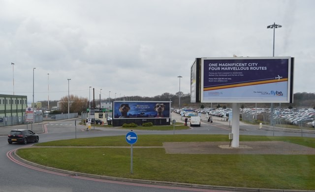 Photo 6x4 Roundabout, Liverpool Airport Hunt's Cross c2016 Photo 6x4 Roundabout, Liverpool Airport Hunt's Cross c2016