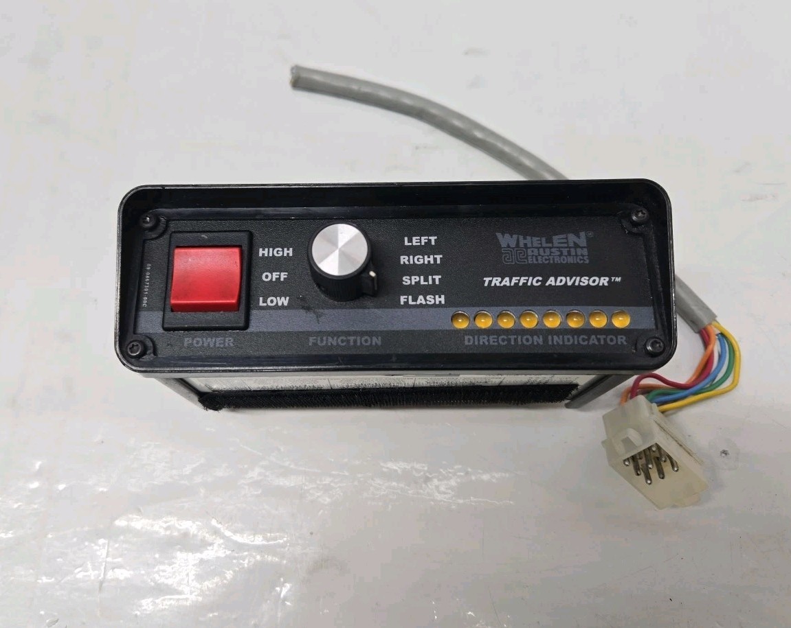 Whelen Traffic Advisor controller Lightbar amber TACTRL1 With Wiring Harness 