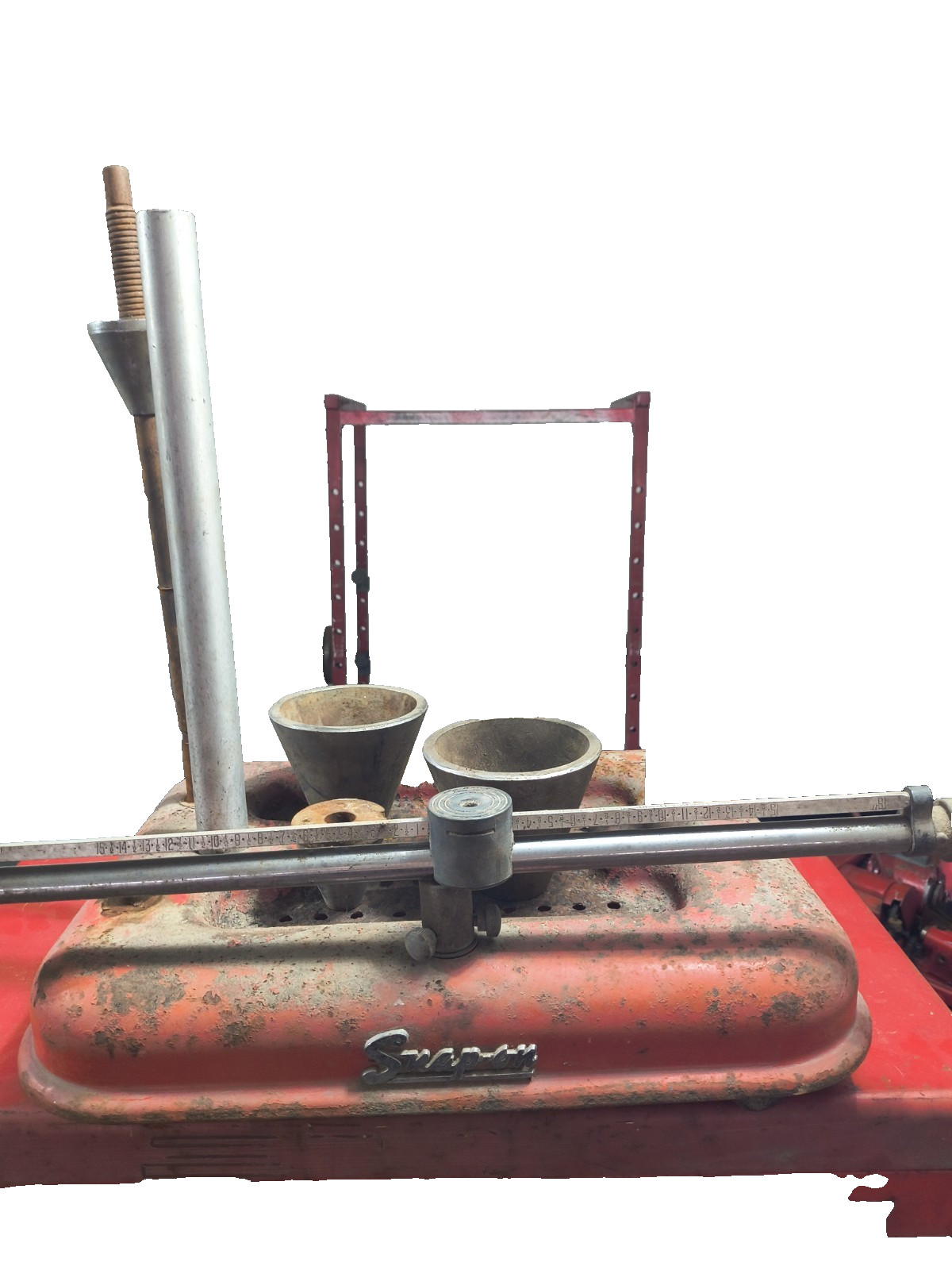 Vintage Snap On Wheel Balancer WBK 2C Incomplete Missing pieces used view photos Vintage Snap On Wheel Balancer WBK 2C Incomplete Missing pieces used view photos