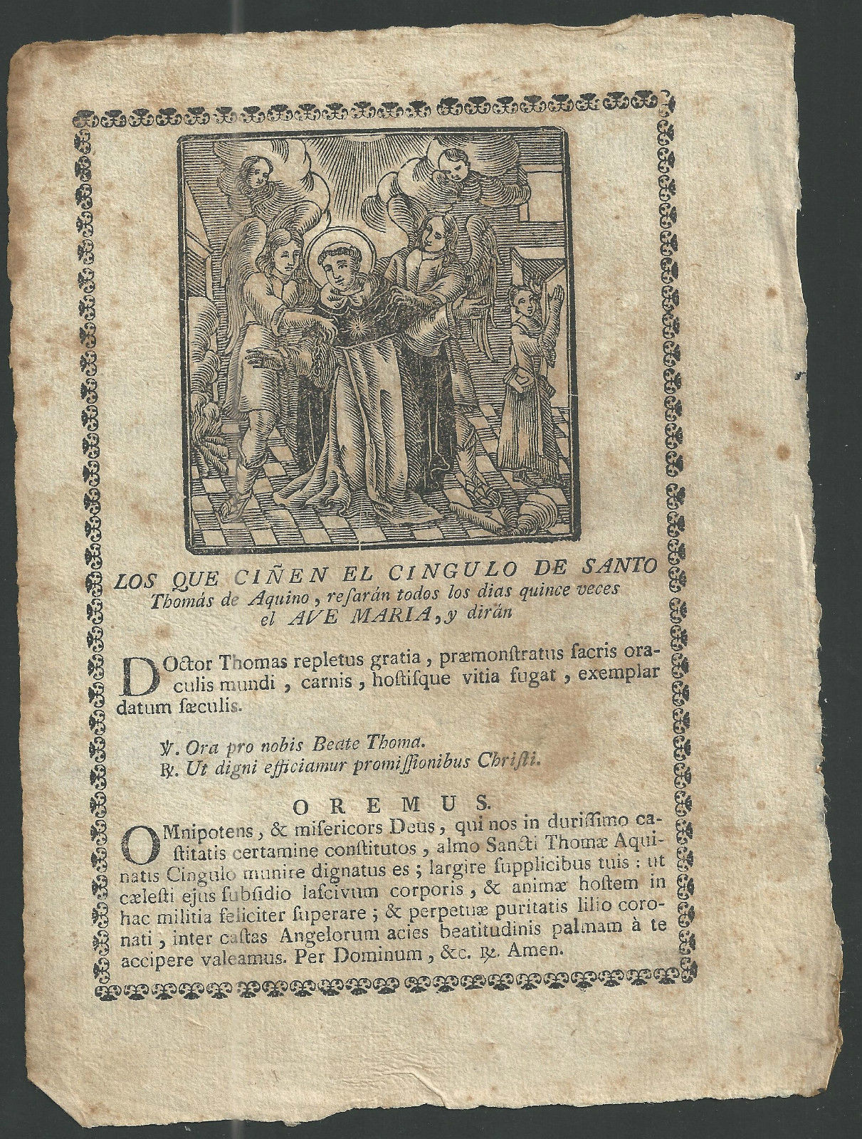 Holy card grabado antique de Santo Domingo O.P. santino image pieuse estampa Holy card grabado antique de Santo Domingo O.P. santino image pieuse estampa
