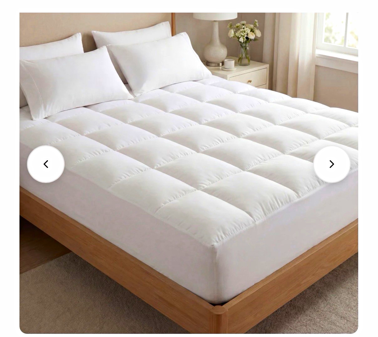 Premium Quilted 1000GSM Luxury Extra Thick Mattress Topper - Breathable & Fluffy