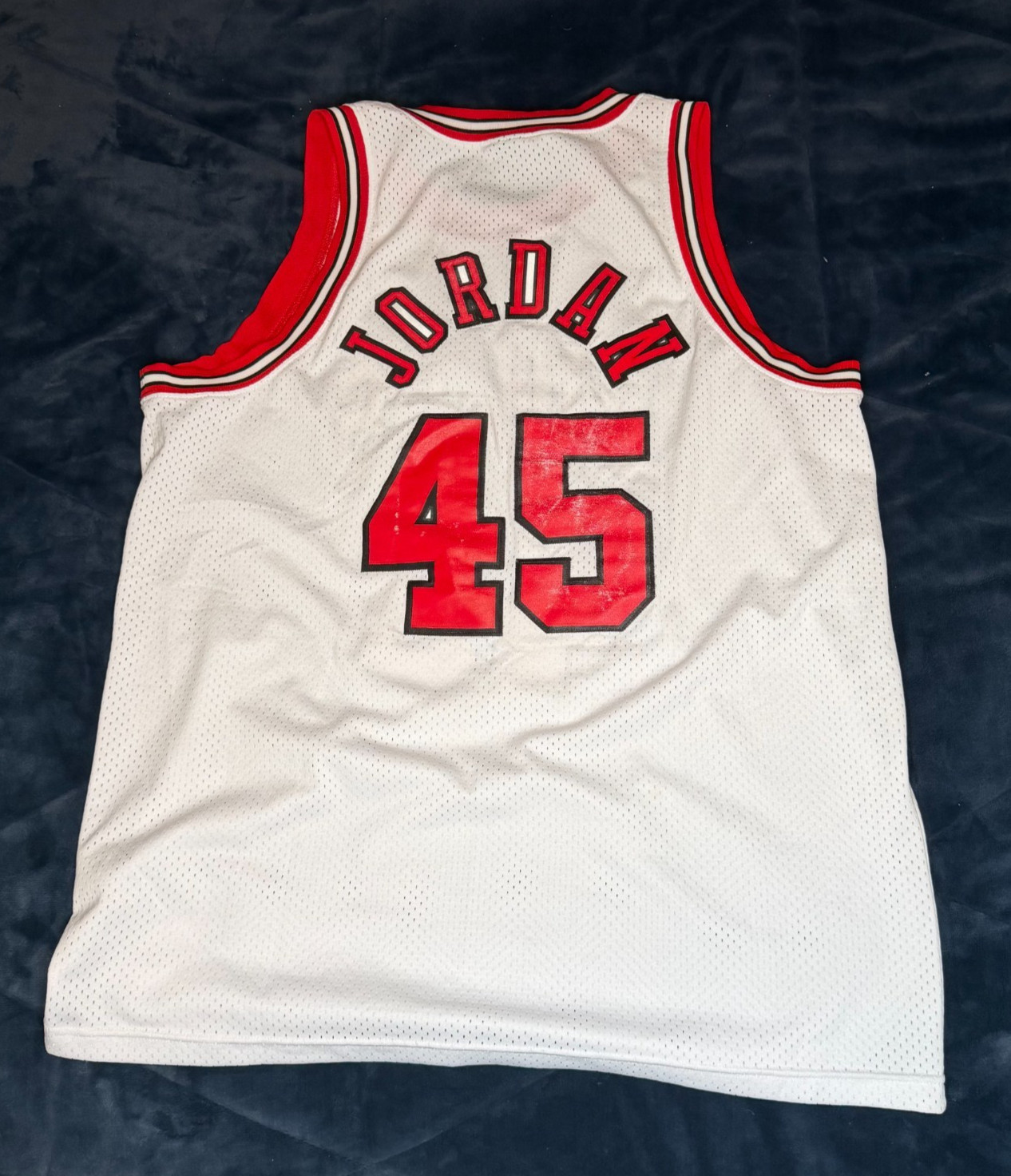 Vintage Nike Michael Jordan 45 Chicago Bulls Jersey XXL Flight 8403 1984 Vintage Nike Michael Jordan 45 Chicago Bulls Jersey XXL Flight 8403 1984