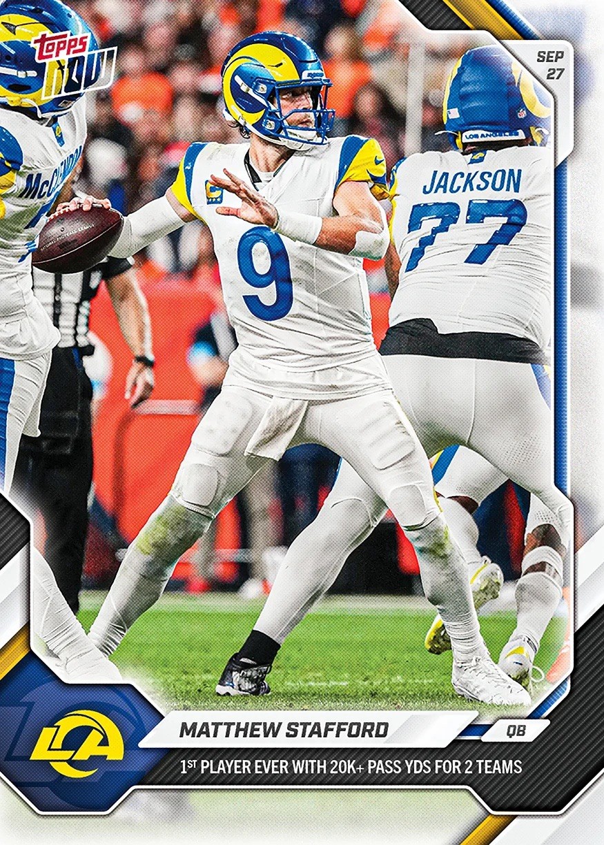 *PRE SALE* Matthew Stafford - 2026-27 NFL Topps NOW® - Card 36