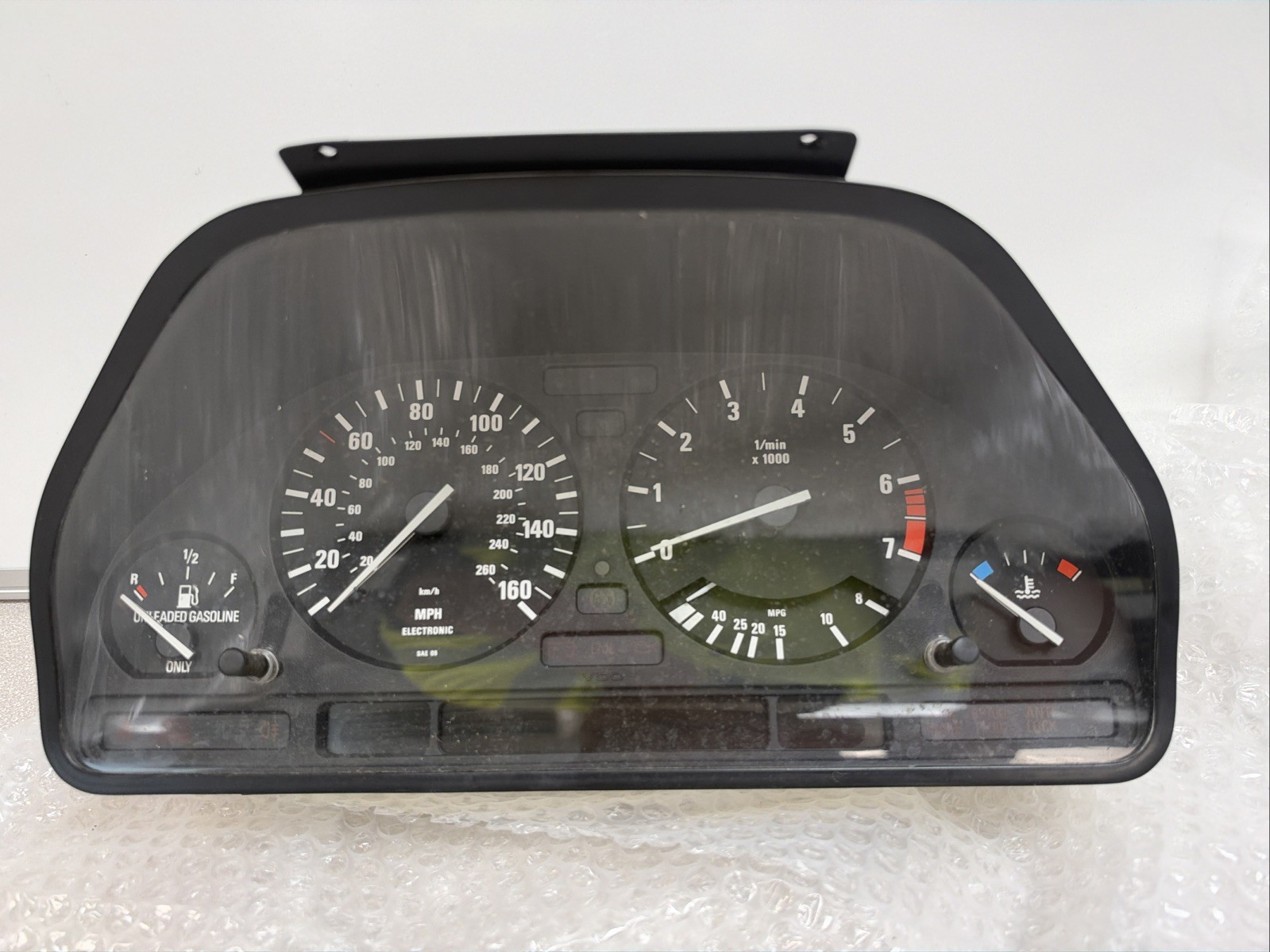 GENUINE BMW E34 535 E32 M30 PETROL INSTRUMENT CLUSTER VDO 1989 EURO 1388801 OEM