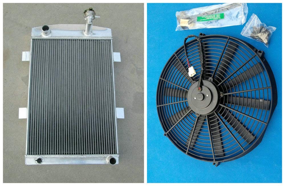 for Chevy 350 V8 700HP 1935 1936 MT 3 Row 62mm Custom Aluminum Radiator Fan for Chevy 350 V8 700HP 1935 1936 MT 3 Row 62mm Custom Aluminum Radiator Fan