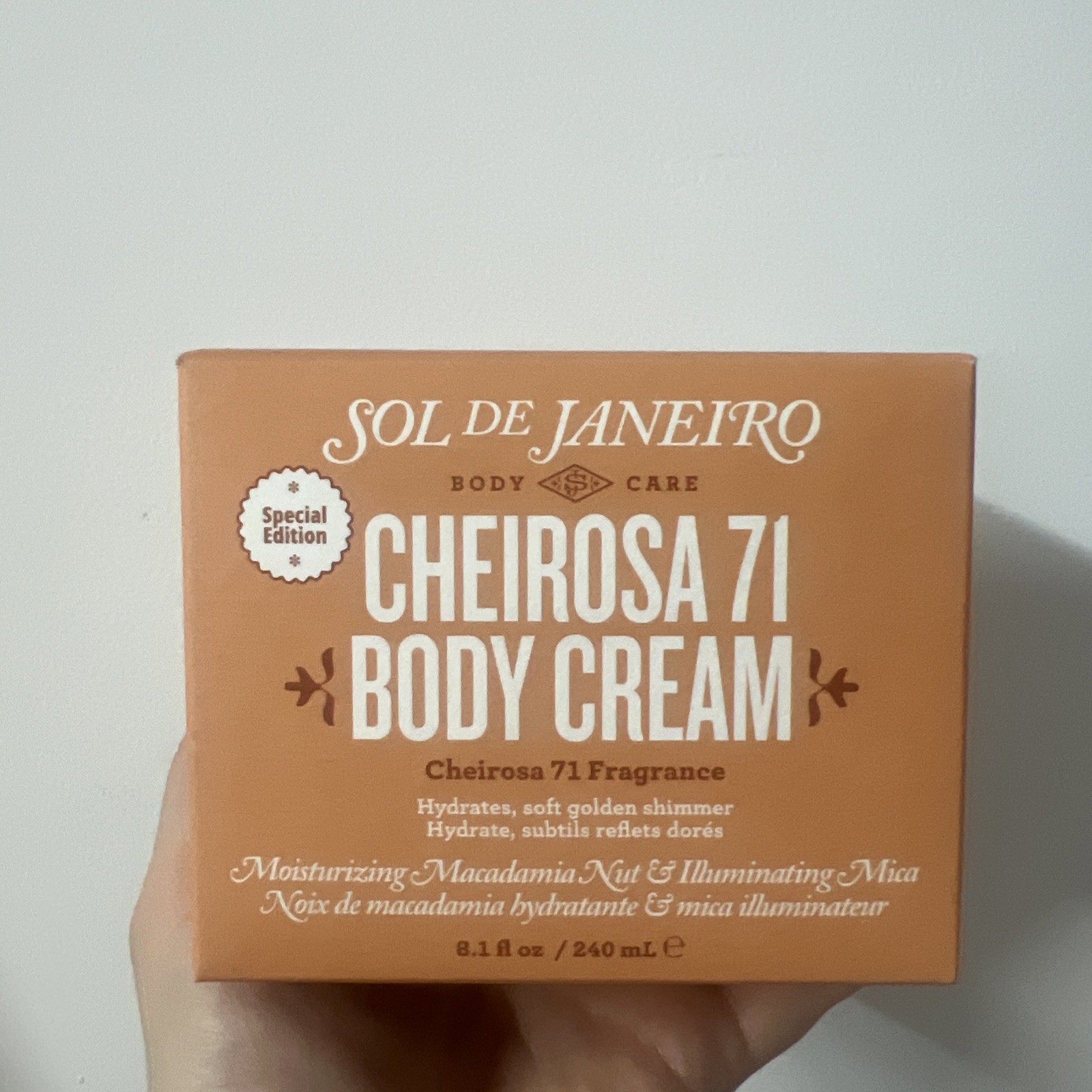 Sol de Janeiro Cheirosa 71 Body Cream 240ml Limited Edition Caramel Vanilla New Sol de Janeiro Cheirosa 71 Body Cream 240ml Limited Edition Caramel Vanilla New