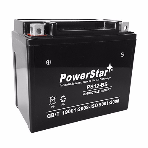 PowerStar Replacement for Motobatt MBTX12U 12V 10Ah AGM Battery