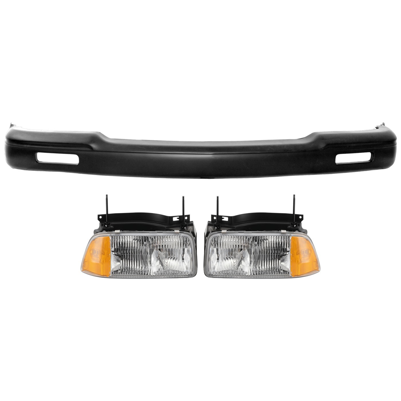 Headlight  Driver & Passenger Side for GMC Sonoma Jimmy 1995-1997