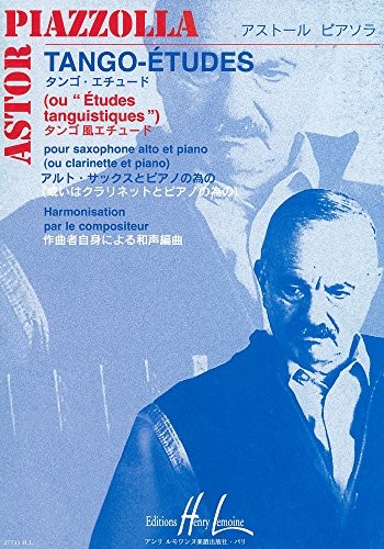 6 Tango Atudes (Alto Saxophone or Clarinet with P, Piazzolla 9790230977333..