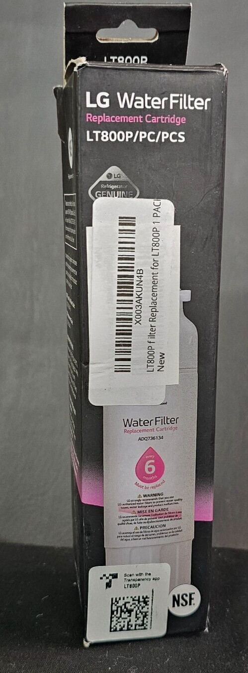LG Life\'s Good Water Filter Replacement Cartridge LT800P/PC/PCS New -Box Scuffed LG Life\'s Good Water Filter Replacement Cartridge LT800P/PC/PCS New -Box Scuffed