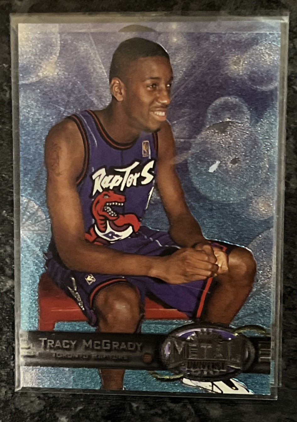 1997-98 Fleer Metal Universe Tracy McGrady HOF RC #42 Toronto Raptors 1997-98 Fleer Metal Universe Tracy McGrady HOF RC #42 Toronto Raptors